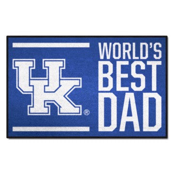 Wholesale-Kentucky Wildcats World's Best Dad Starter Mat 19"x30" SKU: 18192