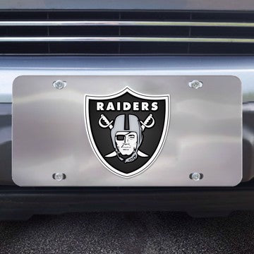 Wholesale-Las Vegas Raiders Diecast License Plate NFL Exterior Auto Accessory - 12" x 6" SKU: 27549