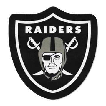 Wholesale-Las Vegas Raiders Mascot Mat NFL Accent Rug - Approximately 36" x 36" SKU: 20982