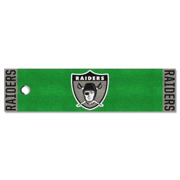 Wholesale-Las Vegas Raiders Putting Green Mat - Retro Collection NFL 18" x 72" SKU: 32650