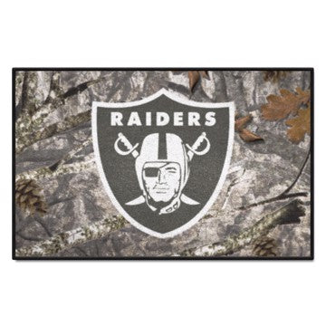 Wholesale-Las Vegas Raiders Starter Mat - Camo NFL Accent Rug - 19" x 30" SKU: 34227