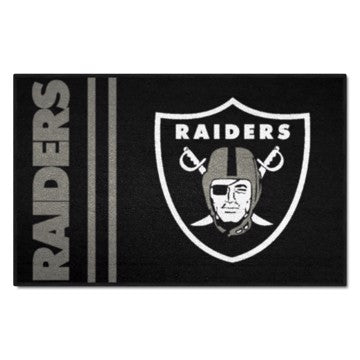 Wholesale-Las Vegas Raiders Starter Mat - Uniform NFL Accent Rug - 19" x 30" SKU: 8236