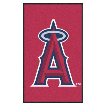 Wholesale-Los Angeles Angels 3X5 High-Traffic Mat with Durable Rubber Backing MLB Commercial Mat - Portrait Orientation - Indoor - 33.5" x 57" SKU: 9846