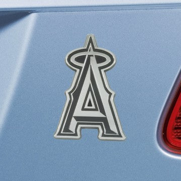 Wholesale-Los Angeles Angels Emblem - Chrome MLB Exterior Auto Accessory - Chrome Emblem - 2" x 3.2" SKU: 26612