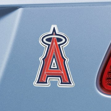 Wholesale-Los Angeles Angels Emblem - Color MLB Exterior Auto Accessory - Color Emblem - 3.2" x 3" SKU: 26608