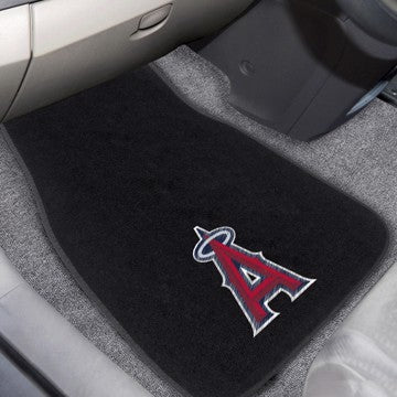 Wholesale-Los Angeles Angels Embroidered Car Mat Set MLB Auto Floor Mat - 2 piece Set - 17" x 25.5" SKU: 20570