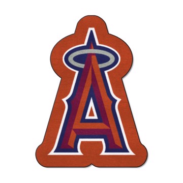 Wholesale-Los Angeles Angels Mascot Mat MLB Accent Rug - Approximately 36" x 36" SKU: 21983