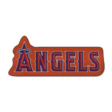 Wholesale-Los Angeles Angels Mascot Mat MLB Accent Rug - Approximately 36" x 36" SKU: 32405