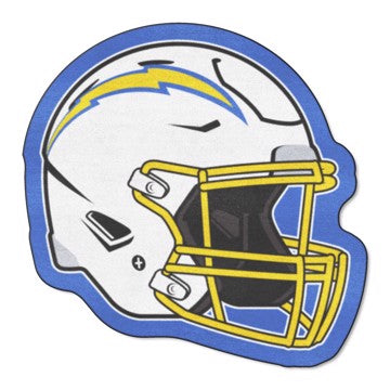 Wholesale-Los Angeles Chargers Mascot Mat - Helmet NFL Accent Rug - Approximately 36" x 36" SKU: 31743