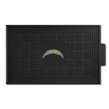 Wholesale-Los Angeles Chargers Medallion Door Mat NFL Outdoor Door Mat - 19.5" x 31" SKU: 11457