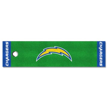 Wholesale-Los Angeles Chargers Putting Green Mat NFL Golf Accessory - 18" x 72" SKU: 9027