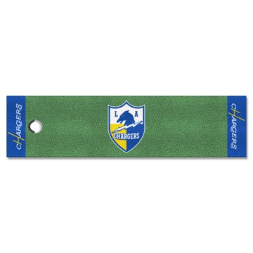 Wholesale-Los Angeles Chargers Putting Green Mat - Retro Collection NFL 18" x 72" SKU: 32615