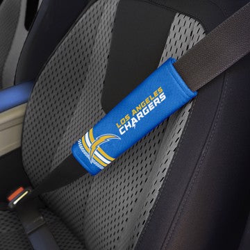 Wholesale-Los Angeles Chargers Rally Seatbelt Pad - Pair NFL Interior Auto Accessory - 2 Pieces SKU: 32101