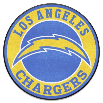 Wholesale-Los Angeles Chargers Roundel Mat NFL Accent Rug - Round - 27" diameter SKU: 17973