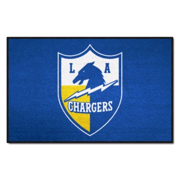 Wholesale-Los Angeles Chargers Starter Mat - Retro Collection NFL Accent Rug - 19" x 30" SKU: 32501