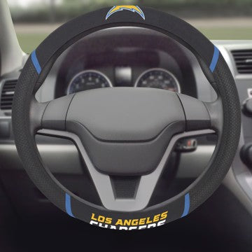 Wholesale-Los Angeles Chargers Steering Wheel Cover NFL Universal Fit - 14.5" to 15.5" SKU: 21584