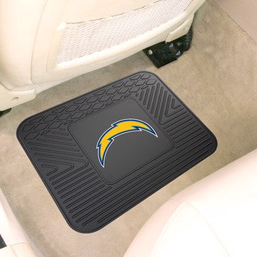 Wholesale-Los Angeles Chargers Utility Mat NFL Back Seat Car Floor Mats - 1 Piece - 14" x 17" SKU: 9969