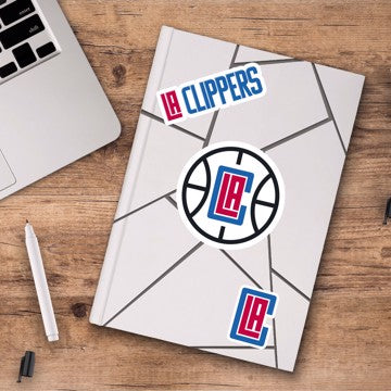 Wholesale-Los Angeles Clippers Decal 3-pk NBA 3 Piece - 5” x 6.25” (total) SKU: 60942