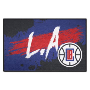 Wholesale-Los Angeles Clippers Starter Mat - Slogan NBA Accent Rug - 19" x 30" SKU: 35996