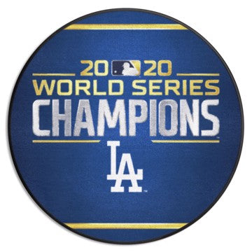 Wholesale-Los Angeles Dodgers Baseball Mat MLB Accent Rug - Round - 27" diameter SKU: 29261