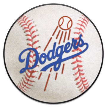 Wholesale-Los Angeles Dodgers Baseball Mat MLB Accent Rug - Round - 27" diameter SKU: 6524