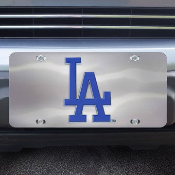 Wholesale-Los Angeles Dodgers Diecast License Plate MLB Exterior Auto Accessory - 12" x 6" SKU: 31891