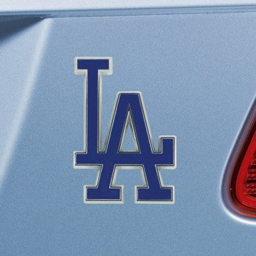 Wholesale-Los Angeles Dodgers Emblem - Color MLB Exterior Auto Accessory - Color Emblem - 3.2" x 3" SKU: 26615