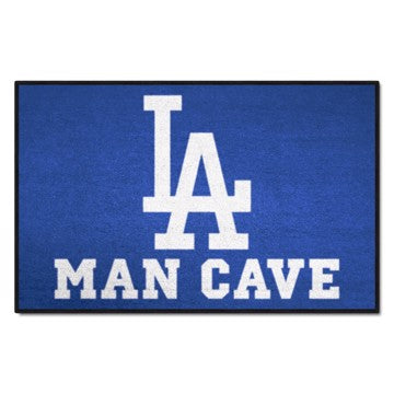 Wholesale-Los Angeles Dodgers Man Cave Starter MLB Accent Rug - 19" x 30" SKU: 22423