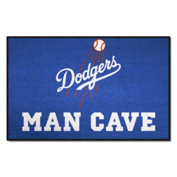 Wholesale-Los Angeles Dodgers Man Cave Starter MLB Accent Rug - 19" x 30" SKU: 28674