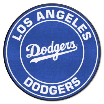 Wholesale-Los Angeles Dodgers Roundel Mat MLB Accent Rug - Round - 27" diameter SKU: 28680
