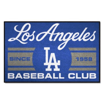 Wholesale-Los Angeles Dodgers Starter Mat - Uniform MLB Accent Rug - 19" x 30" SKU: 18472