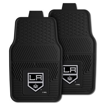 Wholesale-Los Angeles Kings 2-pc Vinyl Car Mat Set NHL Auto Floor Mat - 2 piece Set - 17" x 27" SKU: 10651