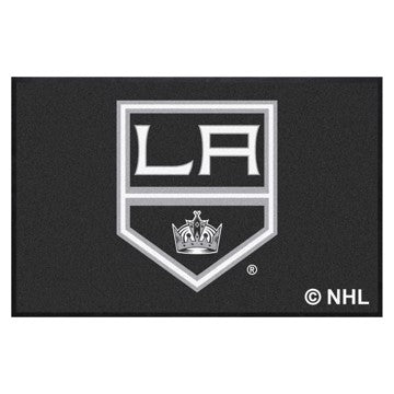 Wholesale-Los Angeles Kings 4X6 High-Traffic Mat with Rubber Backing NHL Commercial Mat - Landscape Orientation - Indoor - 43" x 67" SKU: 12857