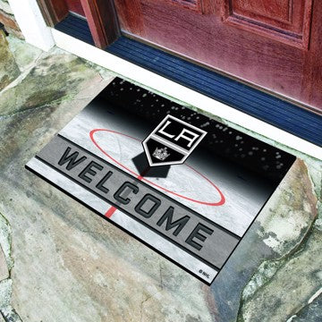 Wholesale-Los Angeles Kings Crumb Rubber Door Mat NHL Outdoor Door Mat - 18" x 30" SKU: 21274