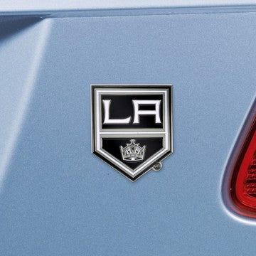 Wholesale-Los Angeles Kings Emblem - Color NHL Exterior Auto Accessory - Color Emblem - 2" x 3.2" SKU: 22221