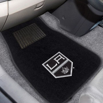 Wholesale-Los Angeles Kings Embroidered Car Mat Set NHL Auto Floor Mat - 2 piece Set - 17" x 25.5" SKU: 17166