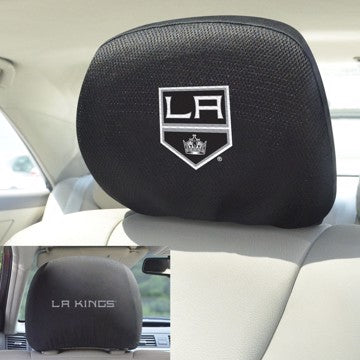 Wholesale-Los Angeles Kings Headrest Cover Set NHL Universal Fit - 10" x 13" SKU: 17164