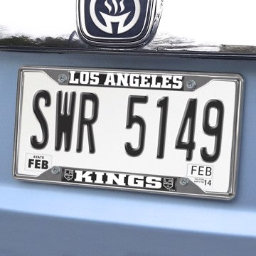 Wholesale-Los Angeles Kings License Plate Frame NHL Exterior Auto Accessory - 6.25" x 12.25" SKU: 17162