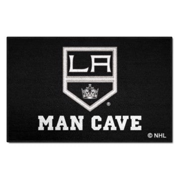 Wholesale-Los Angeles Kings Man Cave Starter NHL Accent Rug - 19" x 30" SKU: 14438