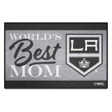 Wholesale-Los Angeles Kings Starter Mat - World's Best Mom NHL Accent Rug - 19" x 30" SKU: 34150