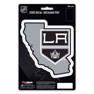 Wholesale-Los Angeles Kings State Shape Decal NHL 1 piece - 5” x 6.25” (total) SKU: 61318