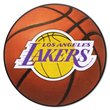 Wholesale-Los Angeles Lakers Basketball Mat NBA Accent Rug - Round - 27" diameter SKU: 10209