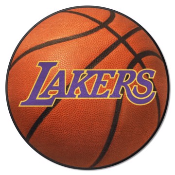 Wholesale-Los Angeles Lakers Basketball Mat NBA Accent Rug - Round - 27" diameter SKU: 36986