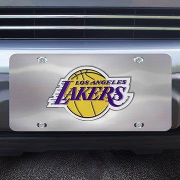 Wholesale-Los Angeles Lakers Diecast License Plate NBA Exterior Auto Accessory - 12" x 6" SKU: 28629