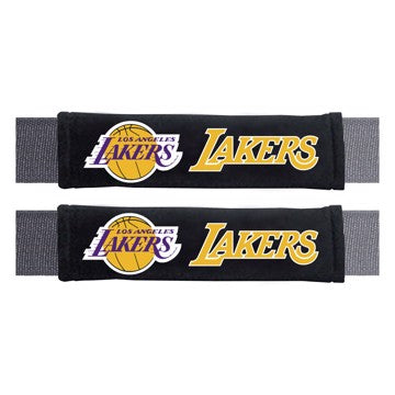 Wholesale-Los Angeles Lakers Embroidered Seatbelt Pad - Pair NBA 2 Pieces SKU: 32066