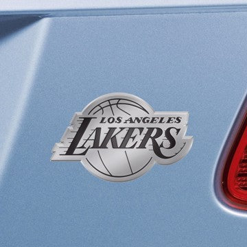 Wholesale-Los Angeles Lakers Molded Chrome Emblem NBA Plastic Auto Accessory SKU: 60248