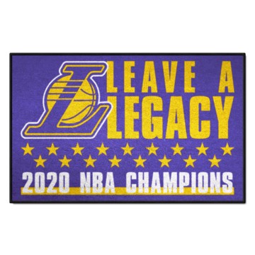 Wholesale-Los Angeles Lakers Starter Mat NBA Accent Rug - 19" x 30" SKU: 27038