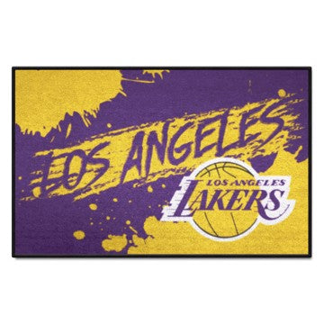 Wholesale-Los Angeles Lakers Starter Mat - Slogan NBA Accent Rug - 19" x 30" SKU: 35997