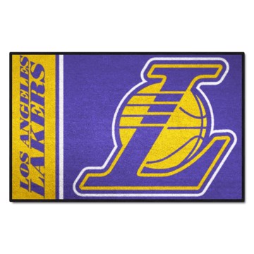 Wholesale-Los Angeles Lakers Starter Mat - Uniform NBA Accent Rug - 19" x 30" SKU: 17915