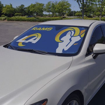 Wholesale-Los Angeles Rams Auto Shade NFL Windshield Sun Shade - 59" x 29.5" SKU: 60059